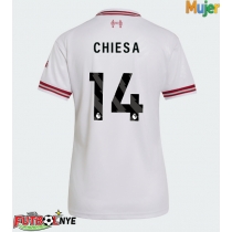 Camiseta Liverpool Federico Chiesa #14 Visitante Equipación para mujer 2026-27 manga corta